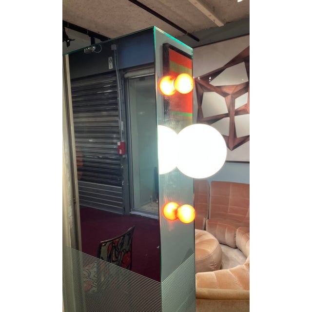 Ettore Sottsass Shibam 2 Totem Mirror by Ettore Sottsass for Glas Italia, 2000 For Sale - Image 4 of 14