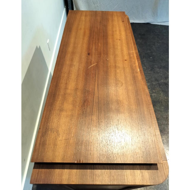 Wood Brutalist French Art Deco Mahogany Sideboard in the Style of Charles Dudouyt For Sale - Image 7 of 14
