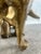 Large Sculptural Elephant Table Base in Carved Resin W Antique Gilt Finish For Sale - Image 10 of 15