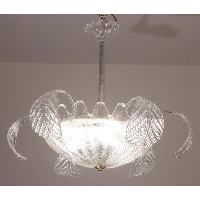 Art Decò, Barovier & Toso Pendant, Murano Glass, 1950s For Sale - Image 10 of 12