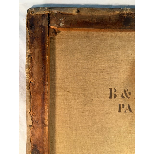 Antique, French Oil on Canvas, Painting, Signed For Sale In Salt Lake City - Image 6 of 11