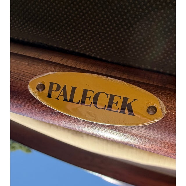 Cream 1980s Palecek Lounge Chair For Sale - Image 8 of 16