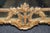 Exceptional Italian Rococo Style Carved Gilt Distressed Mirror For Sale - Image 4 of 6