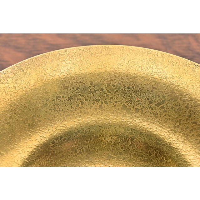 Early 20th Century Tiffany Studios New York Bronze Doré Plate or Shallow Bowl For Sale - Image 5 of 10