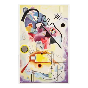 1960 After Wassily Kandinsky "Yellow-Red-Blue", Vintage First Edition Full-Color Print