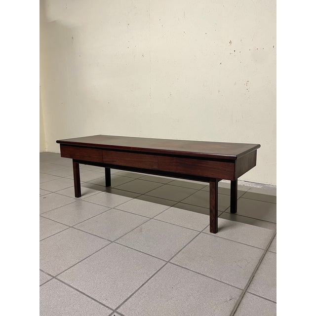 Low Table with Three Integrated Drawers, 1960s For Sale - Image 16 of 18