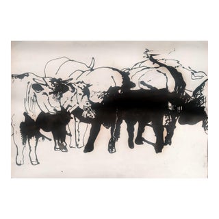 Cattle I by Guusje Bertholet For Sale