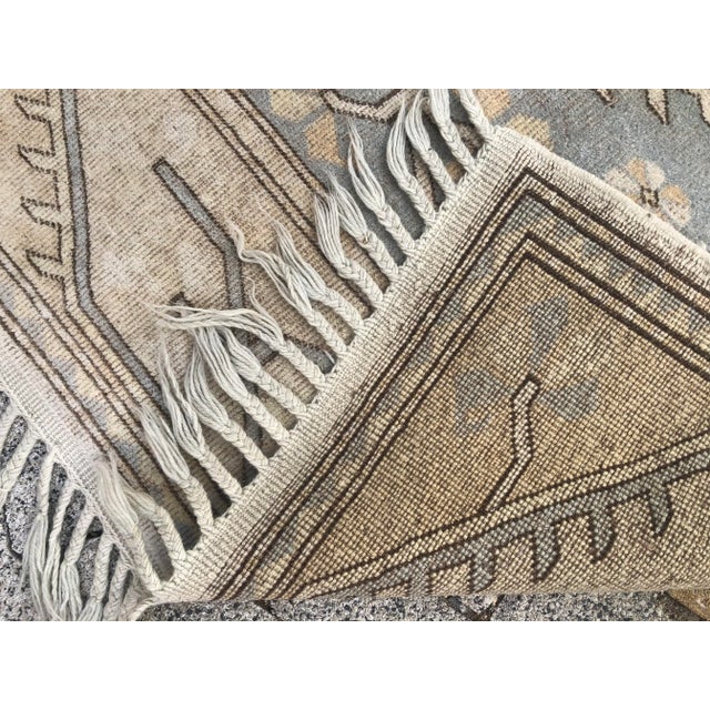 1960s Vintage Turkish Handknotted Home Decor Rug For Sale - Image 4 of 11
