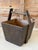 Antique Wabi-Sabi Crackle Painted Grain Rice Bucket For Sale - Image 10 of 11