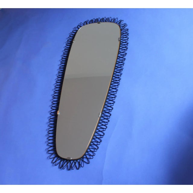 Mid-Century Mirror, Italy, 1950s, in None conditions. Designed 1950 to 1959