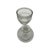 Vintage Clear Glass Lidded Vanity Jar With Ribbed Base For Sale - Image 4 of 12