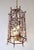 Late 20th Century Red & Gold Goa Lantern With Crystal Leaves For Sale - Image 4 of 12