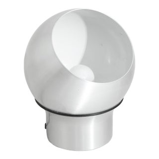 Late 20th Century Aluminum Orb Table Lamp For Sale