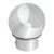 Late 20th Century Aluminum Orb Table Lamp For Sale