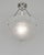 Verdun French Art Deco Pendant Light by Cristalleries De Verdun Primaflore 1930 France - 2 Available For Sale - Image 4 of 10