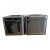 Vintage Chrome Coffee & Tea Canisters — Set of 2 For Sale