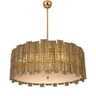 Italian-Style Smoked Fumé Tropical Murano Glass Chandelier by Simoeng For Sale