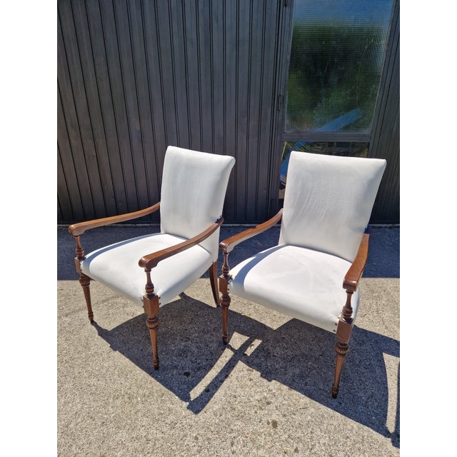 Mid-Century Modern Vintage Lounge Chairs, 1950s, Set of 2 For Sale - Image 3 of 11
