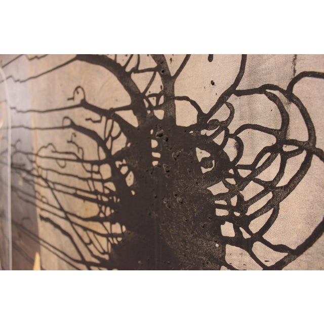 Oil Painting on Canvas by Anne Tholstrup, 1991 For Sale - Image 3 of 6