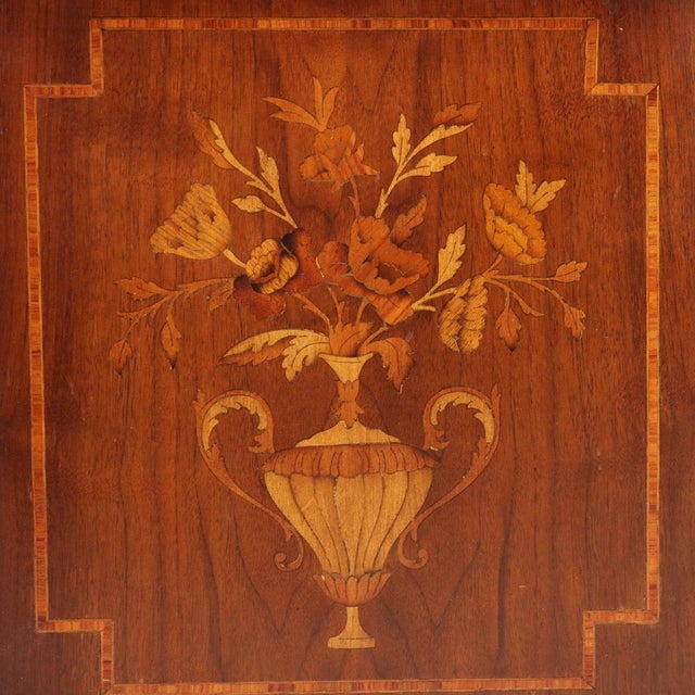 Brown Queen Anne Style Grandfather Clock For Sale - Image 8 of 11