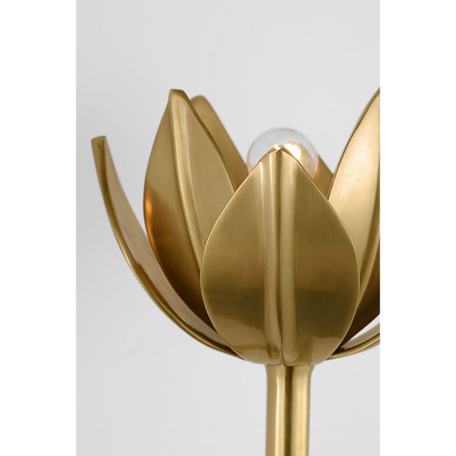 Alberto Medium Sconce in Antique-Burnished Brass Designer: Julie Neill Finish: Antique-Burnished Brass Height: 20.25"...