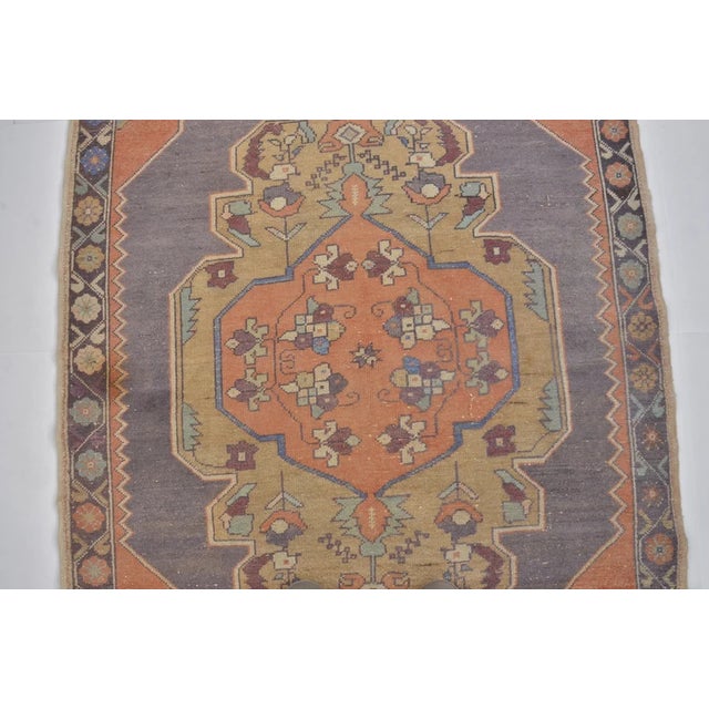 Kurdish Wool Area Carpet For Sale - Image 9 of 10