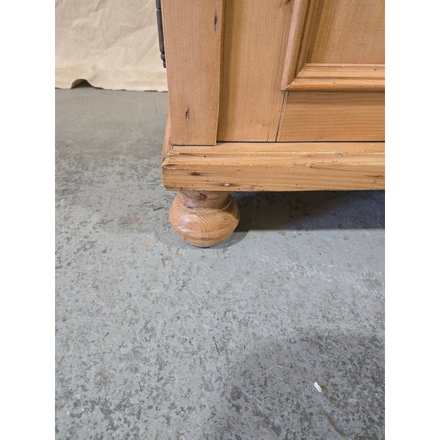 Wood Late 19th Century German Pine Provincial Cabinet For Sale - Image 7 of 8