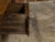 French 1800s Walnut Desk with Three Drawers, Carved Floral Motifs and Patina For Sale - Image 9 of 12