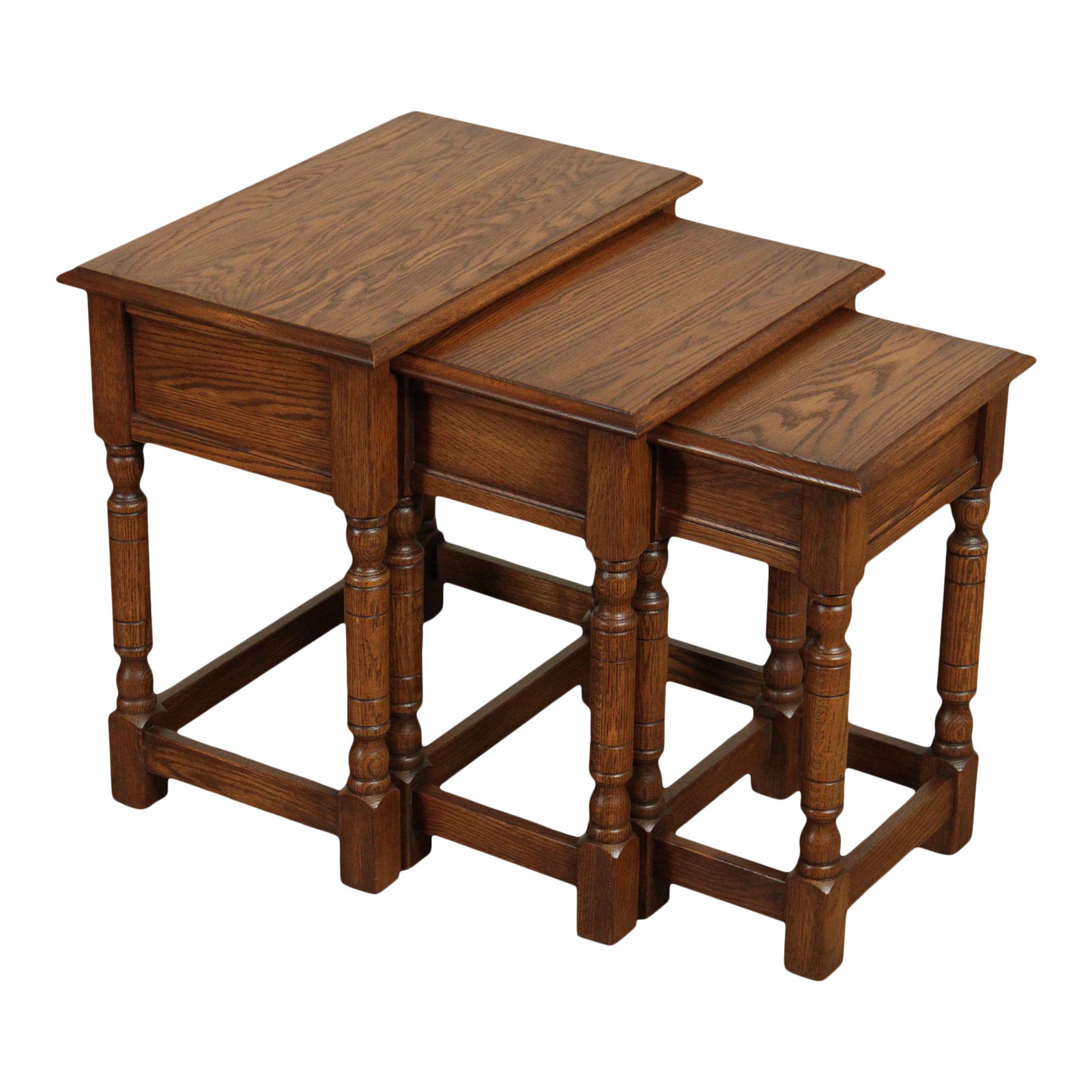 Pennsylvania House Jacobean Style Nesting Tables Chairish
