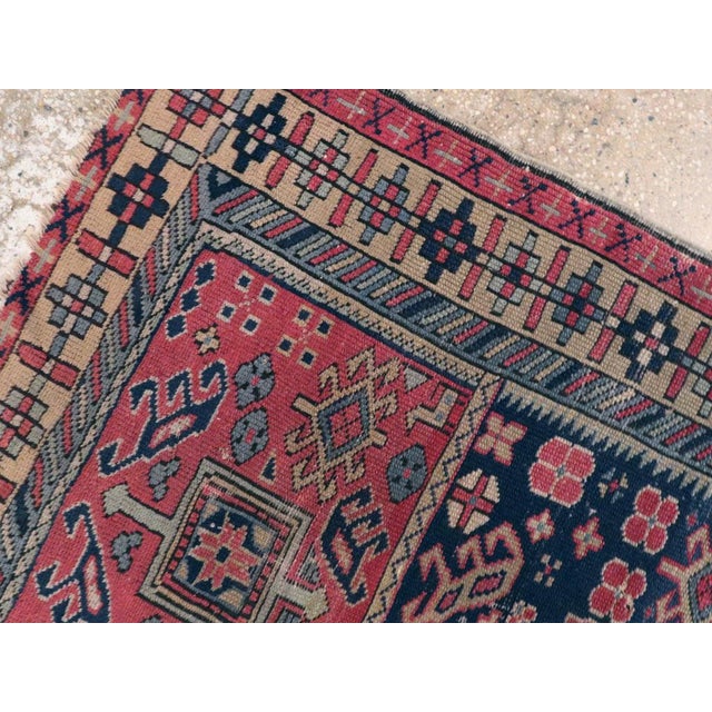 Textile Galerie Shabab Collection Mid-20th Century Turkish Anatolian Throw Rug For Sale - Image 7 of 8