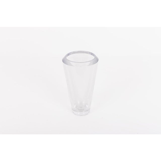 Swedish Crystal Vase from Orrefors, 1980s For Sale - Image 6 of 6