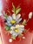 Vintage French Provincial Red Tole Floral Hand-Painted Umbrella or Walking Stick Stand For Sale - Image 9 of 12