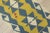 1960s Traditional Geometric Blue and Yellow Cappadocia Kilim Rug For Sale - Image 9 of 13