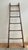 Wood Early 20th Century Primitive Kansas Homestead Wooden Blanket Ladder For Sale - Image 7 of 8