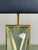 Large Mid-Century Hollywood Regency Acrylic Glass and Brass Table Lamp attributed to Maison Jansen, France, 1970s For Sale - Image 9 of 11