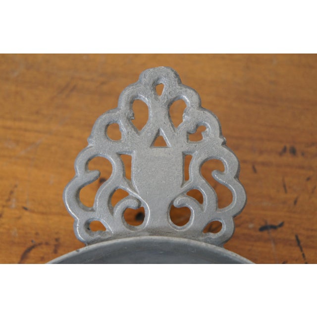 Antique 18th Century English Pewter Porringer Cup Bowl Porridge Dish For Sale - Image 9 of 13
