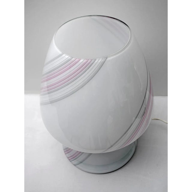 Murano Glass Mushroom Table Lamp from Maestri Muranesi, 1980s For Sale - Image 4 of 8