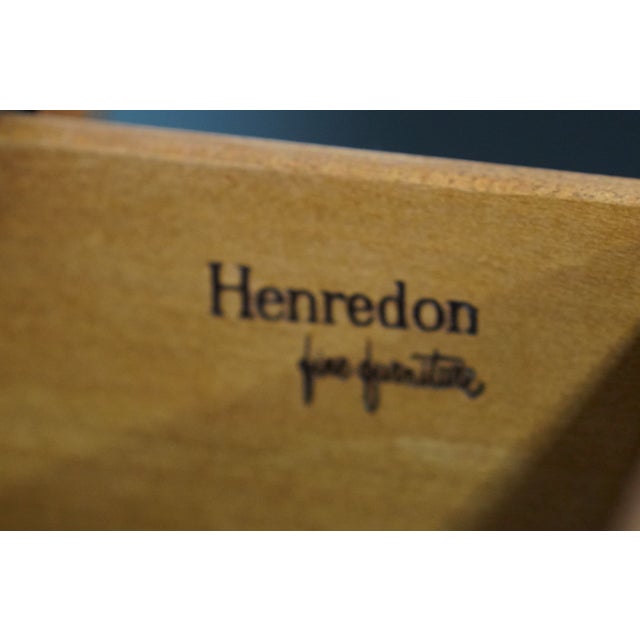 Mid 20th Century Henredon French Provincial Tall Boy Dresser – Louis XVI Style Walnut, American Fine Furniture For Sale In Los Angeles - Image 6 of 7