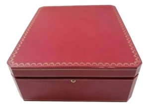 Late 20th Century Huge Authentic Cartier Red Presentation Box