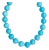 Howlite Turquoise Big Ball Necklace, 17mm For Sale