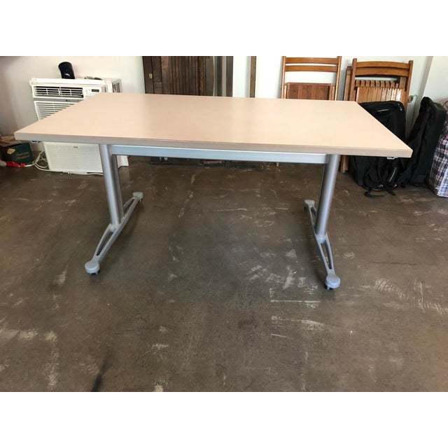 1990s Knoll Propeller Desk TLeg Flip Desk Chairish