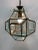 Large Italian Lantern in Brass & Cut Glass, 1950s For Sale - Image 12 of 17