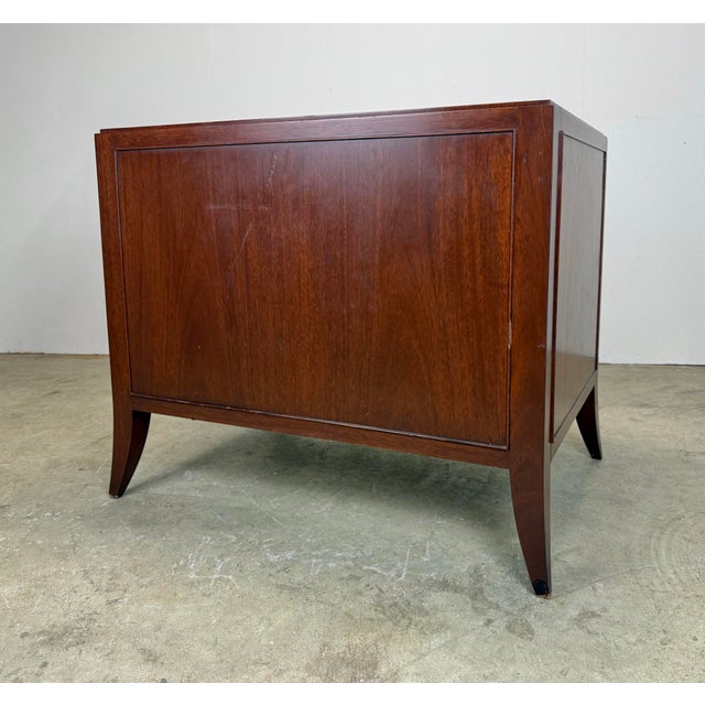 Auburn Vintage Barbara Barry / Baker Style Mahogany Commode / Side Table / Nightstand For Sale - Image 8 of 12