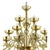 Mid-Century Modern Modern Huge Champagne Murano Glass Chandelier by Simoeng For Sale - Image 3 of 6