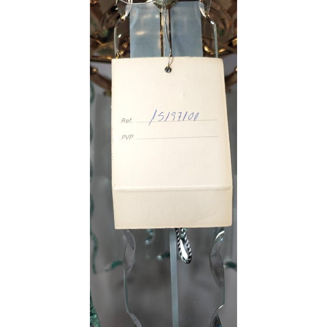 Crystal Ceiling Lamp, Spain, 1970s For Sale - Image 4 of 13