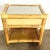 Boho Chic Bamboo Rattan Nightstand With Glass Top For Sale In Miami - Image 6 of 7