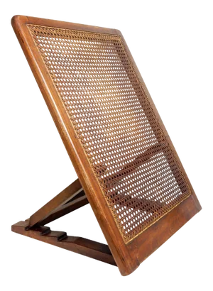 Antique 19th Century Beach Cane Lounge Backrest by J. Carter of London