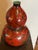 Late 20th Century Jingdezhen Chinese Double Gourd Dragon Vase - Iron Red & Gold - Boxed 12" For Sale - Image 9 of 13