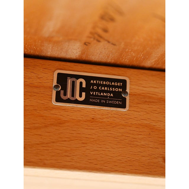 Swedish Extendable Round Teak Table, 1960s For Sale - Image 6 of 8