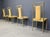 Vintage Brass Dining Chairs attributed to Belgochrom, 1970s, Set of 4 For Sale - Image 6 of 14
